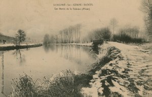 Longpre-les-Corps-Saints - Sommes strand på vintern. Vykort skickat 1913. av French Photographer