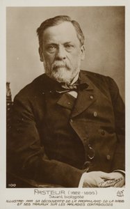 Louis Pasteur (1822-1895), fransk kemist och mikrobiolog av French Photographer