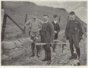 Major Fisher jagar ripa i Skottland av French Photographer