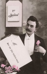 Man med mustasch av French Photographer