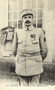 Marie-Eugene Debeney, fransk general från första världskriget (s/v foto) av French Photographer
