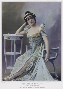 Marie-Louise de Miramon som Josephine i Le Billet de Josephine (färgad bild)