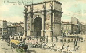 Marseille, Triumfbågen av Porte Daix av French Photographer