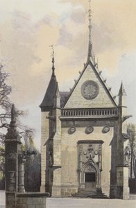 Meillant, Chapel of the Chateau och väl av French Photographer