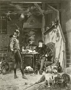 Mefistofeles och Faust (gravyr) av French Photographer