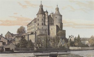 Montbeliard, Utsikt över slottet av French Photographer