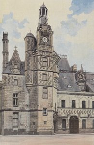 Montigny-le-Gannelon, Chateau, Trapptorn av French Photographer