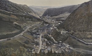 Morez, allmän bild tagen vid N av French Photographer