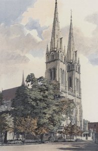 Moulins, Cathedrale, Fasad O av French Photographer