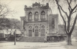 Stadsteatern, Orange, Frankrike av French Photographer