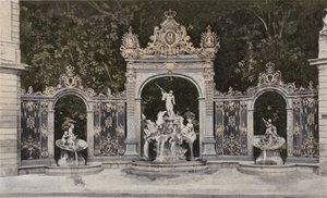 Nancy, Place Stanislas, Neptunus fontän av French Photographer