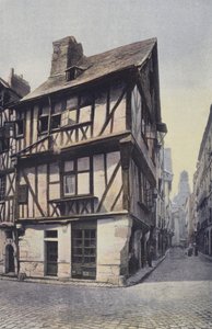 Nantes, Gamla hus, rue de la Juiverie av French Photographer