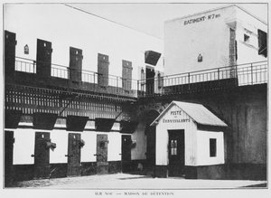 Nya Kaledonien, Isle of Nou, House of Detention, från La Depeche Coloniale, 1903 av French Photographer