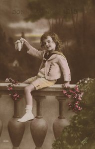 Nyårskort, 1916 av French Photographer