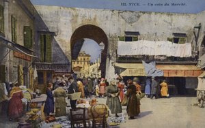 Trevligt, ett hörn av marknaden av French Photographer
