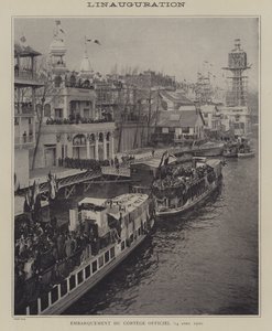 Invigning av Exposition Universelle 1900, Paris (s/v foto) av French Photographer