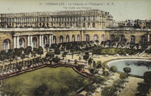 Orangeriet i slottet i Versailles (färgfoto) av French Photographer