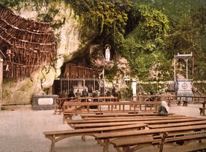 Vår Fru av Lourdes, 1890-1900 av French Photographer