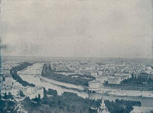 Panorama över Paris, från Trocadero (s/v foto) av French Photographer