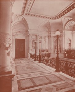 Paris: En vestibul i Hotel de Ville (s/v foto) av French Photographer