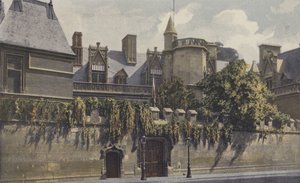 Paris, Hotel de Cluny, Entré till museet av French Photographer