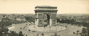 Paris, Triumfbågen, den okände soldatens grav och Place de lEtoile, Triumfbågen? av French Photographer