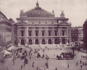 Paris: Operahuset i Paris (s/v foto) av French Photographer