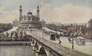 Paris, utsikt över Trocadero-palatset av French Photographer