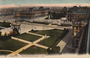 Paris, Vue generale du Louvre av French Photographer