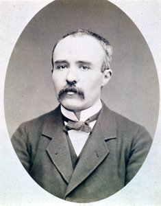 Fotografi av Georges Clémenceau young (1841 - 1929) omkring 1870 - 1880. av French Photographer