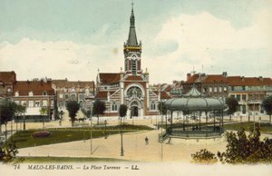 Place Turenne, Malo-les-Bains (färgfoto) av French Photographer