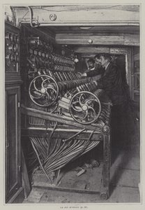 Spelar orgel på Parisoperan (s/v foto) av French Photographer