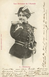 Polis, framtidens kvinna av French Photographer