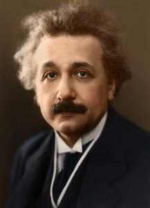 Porträtt av Albert Einstein ca 1922 (foto) av French Photographer