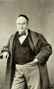 Porträtt av Charles Augustin Sainte Beuve (1804 - 1869) (Sainte-Beuve), författare, journalist och litteraturkritiker. av French Photographer