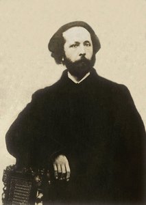 Porträtt av Edouard Lalo (1823-1892), fransk kompositör. Fotografi, sent 1800-tal, Paris. av French Photographer