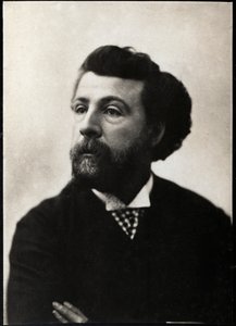 Porträtt av Edouard Pailleron (1834-1899), fransk poet och dramatiker. av French Photographer