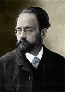 Porträtt av Emile Zola (1840-1902) fransk författare. av French Photographer
