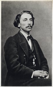 Porträtt av Etienne Mallarme dit Stephane Mallarme (1842-1898) 1862, fransk poet. Fotografi av French Photographer