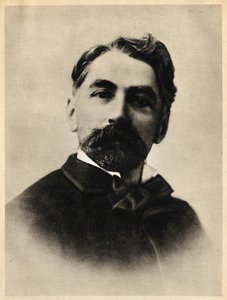 Porträtt av Etienne Mallarme 1869, dit Stephane Mallarme av French Photographer