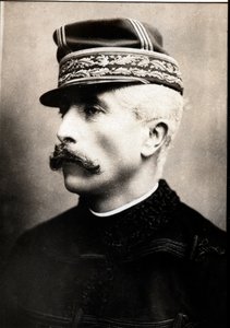 Porträtt av Gaston, Marquis de Galliffet (1830-1909), fransk general och politiker. av French Photographer
