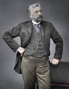 Porträtt av Gustave Eiffel av French Photographer