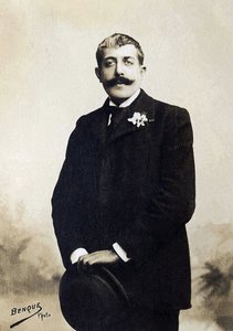 Porträtt av Jean Lorrain (1855-1906), fransk författare. av French Photographer
