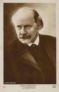 Porträtt av Jules Massenet av French Photographer