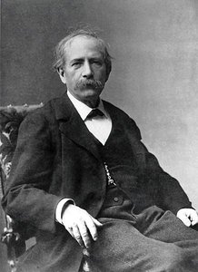 Porträtt av Marcellin Berthelot (1827-1907) (s/v foto) av French Photographer