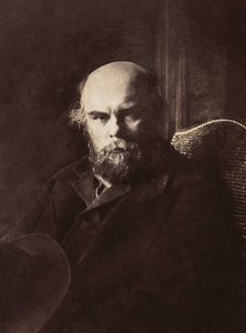 Porträtt av Paul Verlaine (1844-1896), fransk poet. av French Photographer