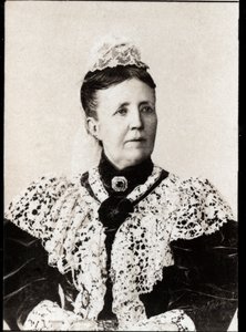 Porträtt av Sofia av Nassau (1836-1913), drottning gemål av Sverige och Norge. av French Photographer