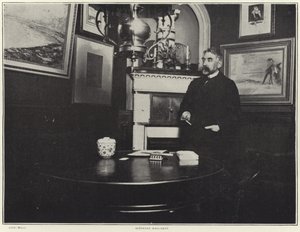 Porträtt av Stephane Mallarme av French Photographer