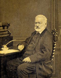 Porträtt av Victor Hugo 1872. av French Photographer