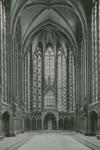 Relikvier i Sainte-Chapelle, Relikvier i St Chapelle (fotogravyr) av French Photographer